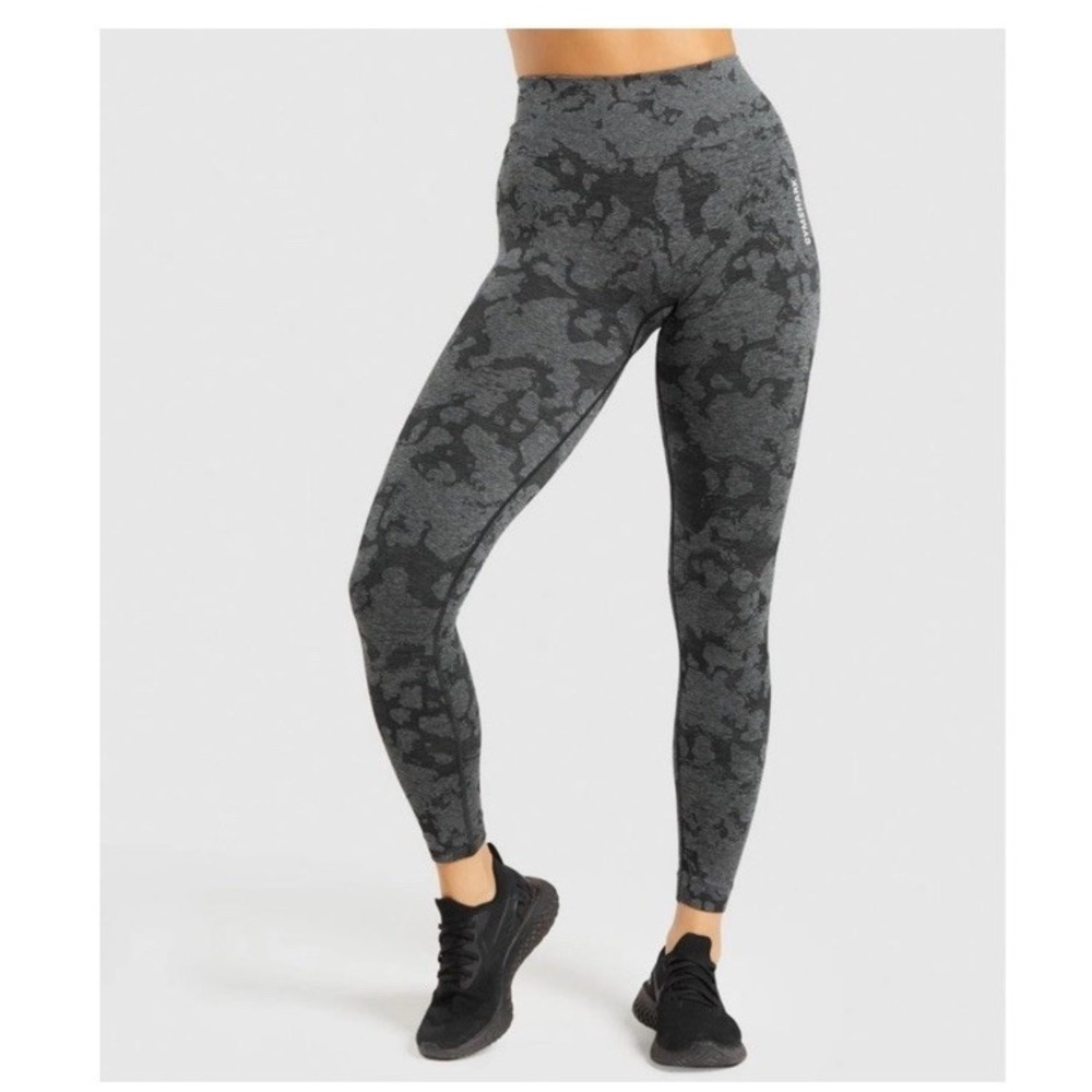 Gymshark Adapt Black Camo High Rise Leggings XS